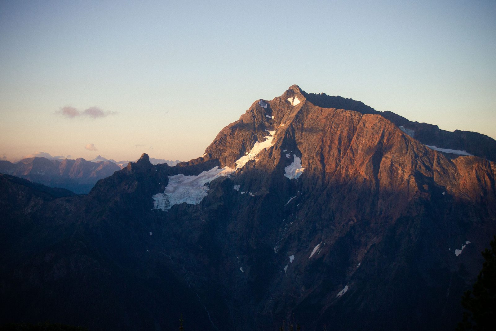 Waking up at 5:30am with Jack Mountain.